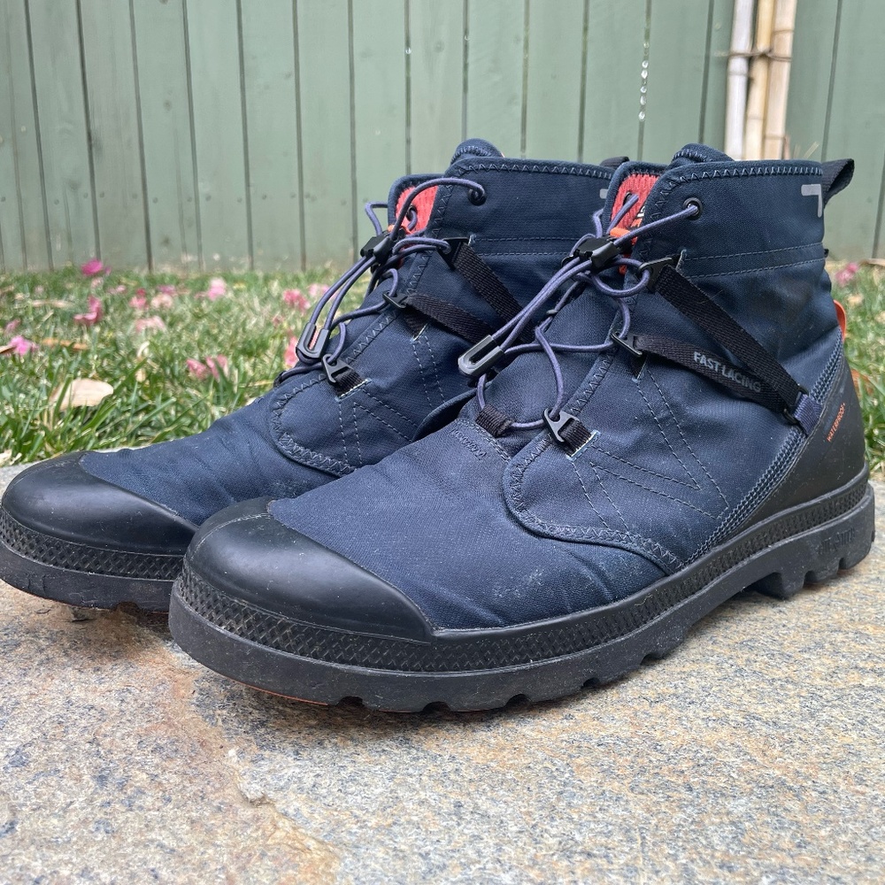 Palladium Pampa Travel Lite+ Waterproof Boots - Indigo - Men’s 10.5 - Hiking